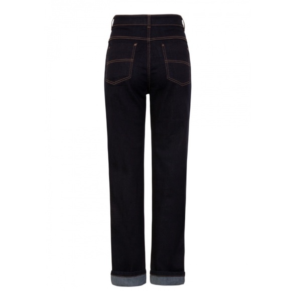 Hell Bunny Weston Denim trouser pants - Picture 2 of 11